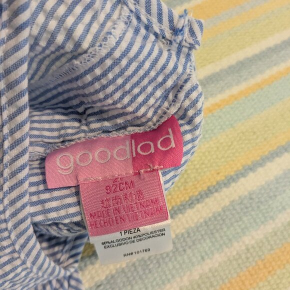 ⭐ Good Lad Seersucker Patriotic Nautical Bow Dress size 2T - Picture 6 of 8